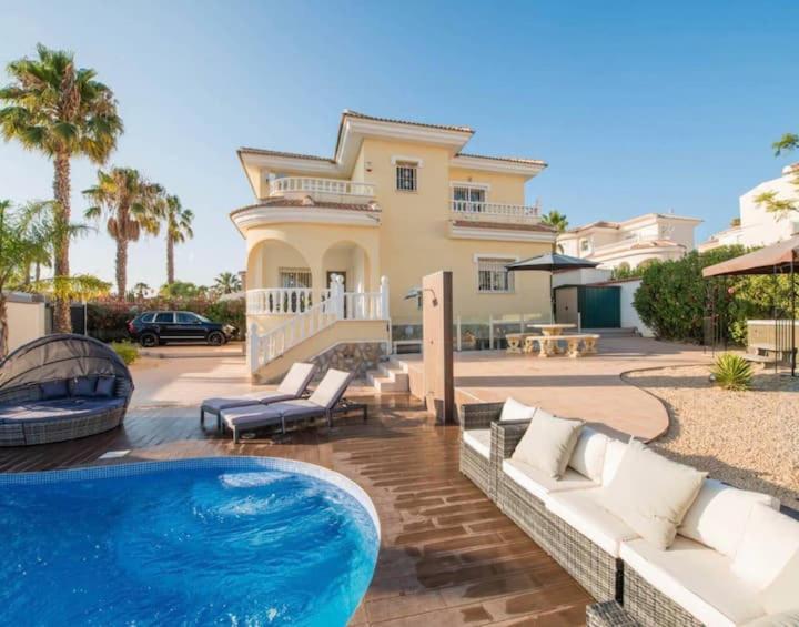 Luxury Private Villa Casa Jojo Own Pool & Hot Tub シウダー・ケサダ エクステリア 写真